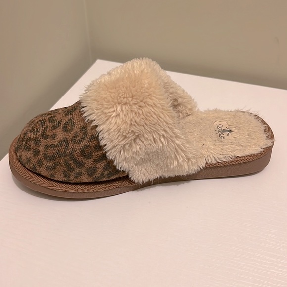 Corkys girls slippers, leopard print, size 3 - Picture 5 of 8